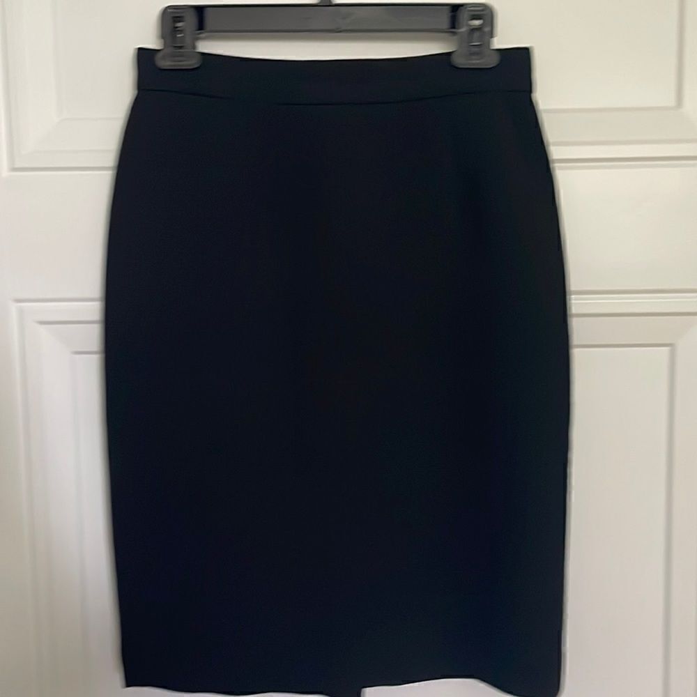 Dolce & Gabbana Black Crepe Pencil Skirt